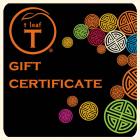 Gift certificates