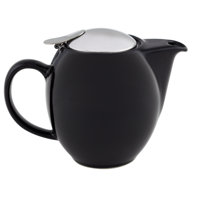 Zero 350ml black teapot