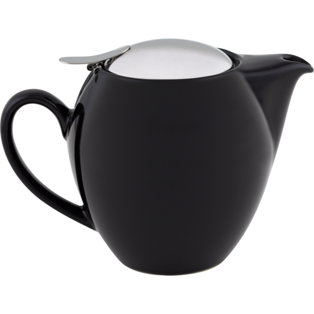 Zero 580ml black teapot