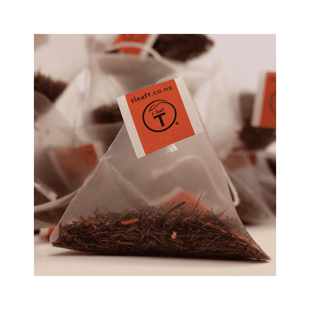 Red vanilla raspberry pyramids