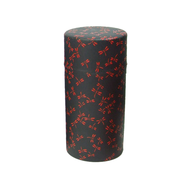 Red dragonfly black tea canister