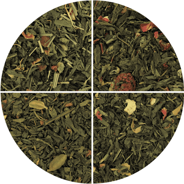 Flavoured black tea samples t leaf T