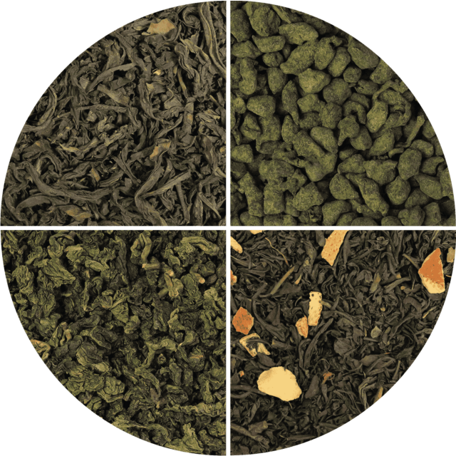 Black tea blends samples t leaf T