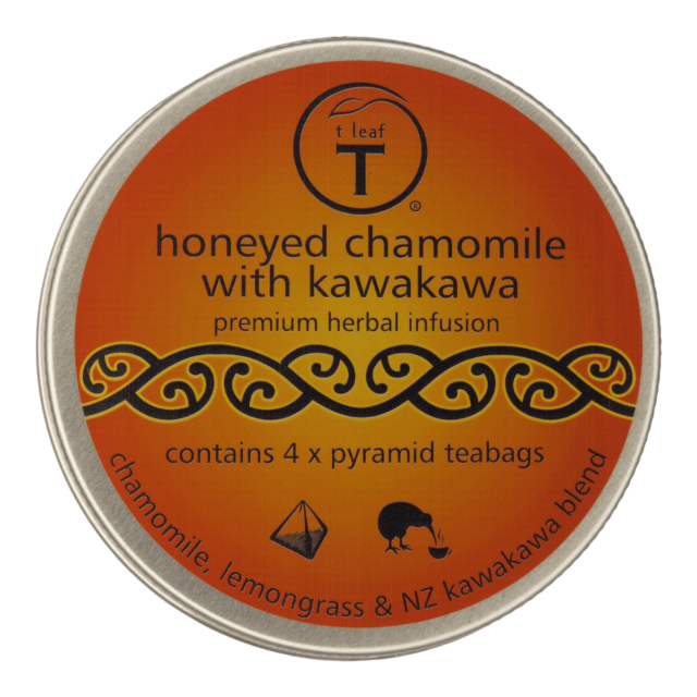 Honeyed chamomile with NZ kawakawa screw can