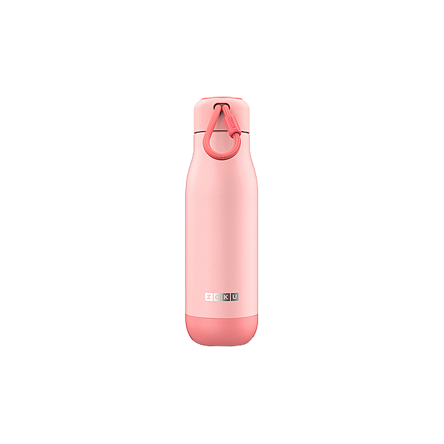 Zoku travel flask 500ml matt coral