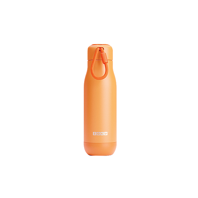 Zoku travel flask 500ml matt orange