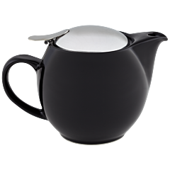 Zero 450ml black teapot