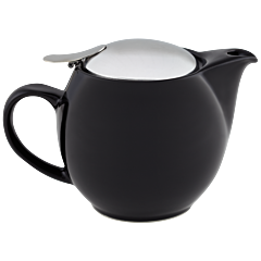 Zero 450ml black teapot