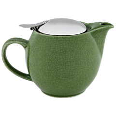 Zero 450ml crackle green teapot