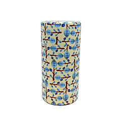 Tea canister - tree white
