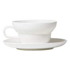 Acme Cup & Saucer - Bibby White 250ml