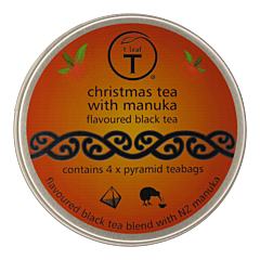 Christmas tea with NZ Mānuka screw can