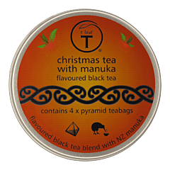 Christmas tea with NZ Manuka screw can