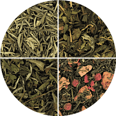 White tea sample selection