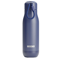 Zoku travel flask 500ml matt blue 