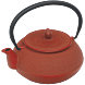 Roji  nail head 600ml red teapot 