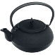 Roji  nail head 900ml black teapot 