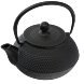 Zente 1200ml black teapot 