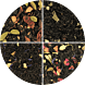 Flavoured black tea sample selection
