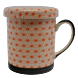 Orange Geometric Infusion Mug 