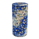 Tea canister oriental royal blue