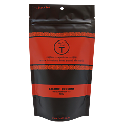 caramel popcorn 100g foil pouch