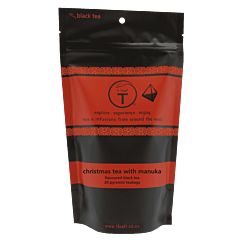 Christmas tea with NZ Manuka pyramid pouch 20s 