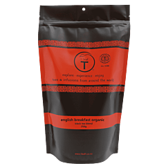 English breakfast organic 250g foil pouch