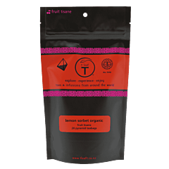 Lemon sorbet organic pyramid pouch 20s