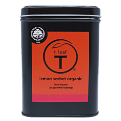 Lemon sorbet organic pyramid 20s + tin