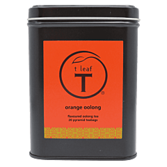 Orange oolong pyramid 20s + tin