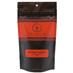 Red vanilla raspberry 100g foil pouch