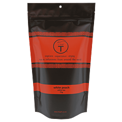 White peach 75g foil pouch
