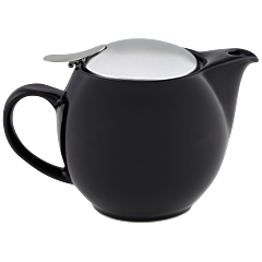Zero 450ml black teapot