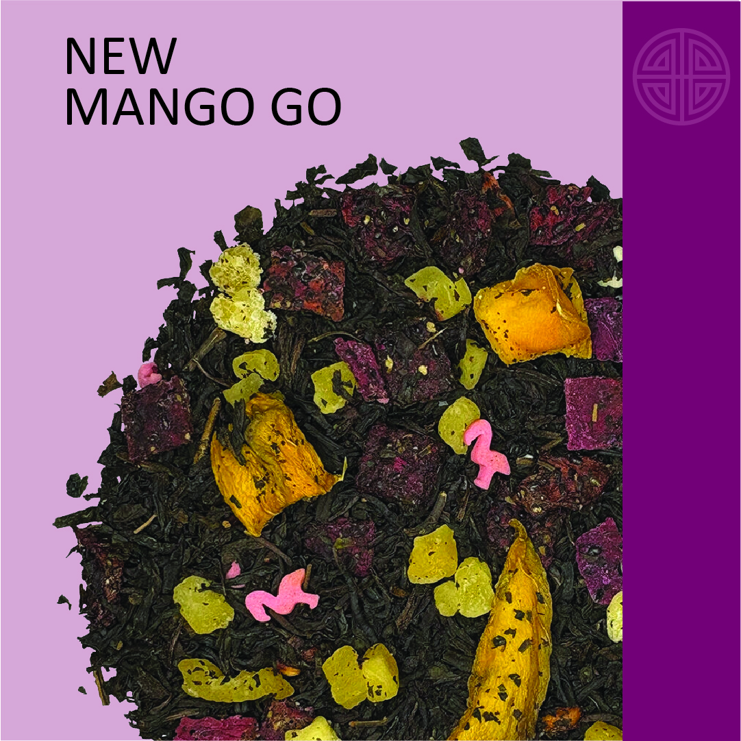 mango go flavoured black tea